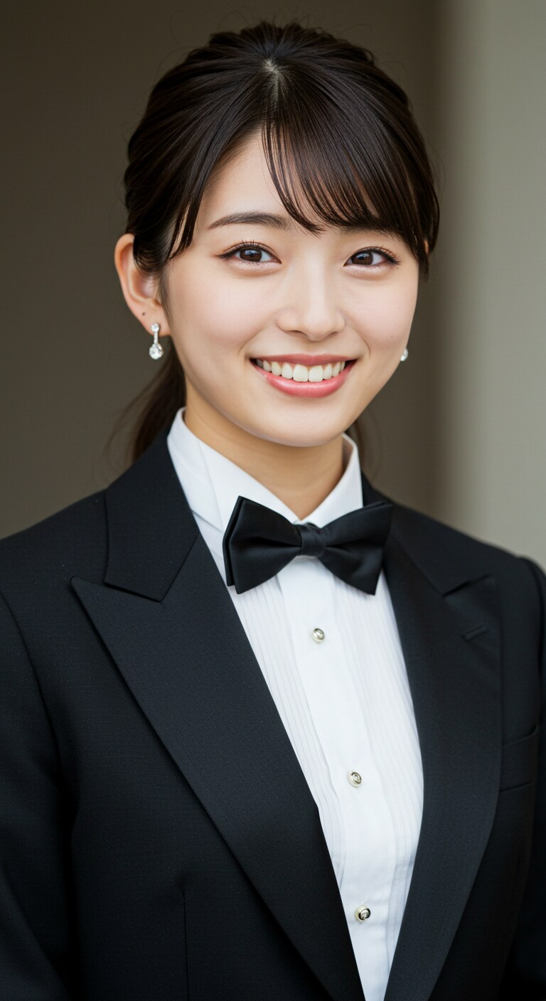 リアルタキシード女子