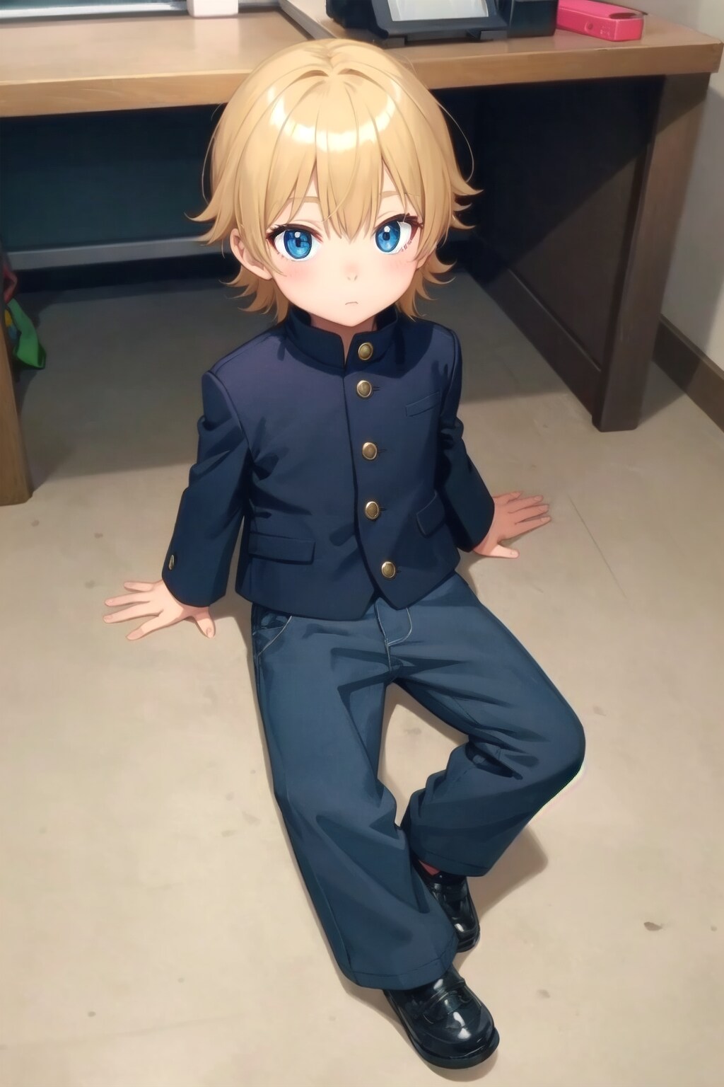 学ランの男の子