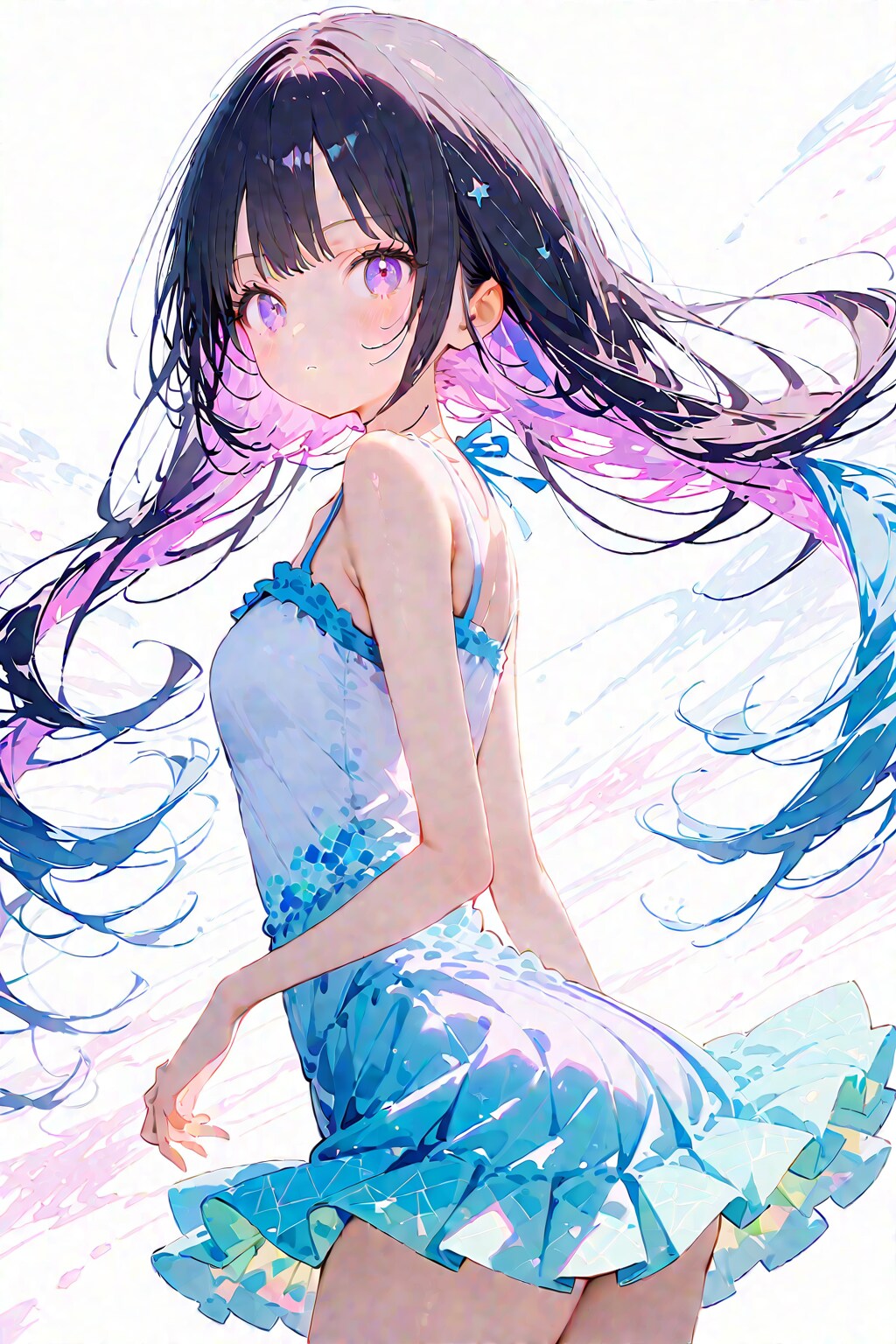 Camisole Dress(HALO)(12) | の人気AIイラスト・グラビア