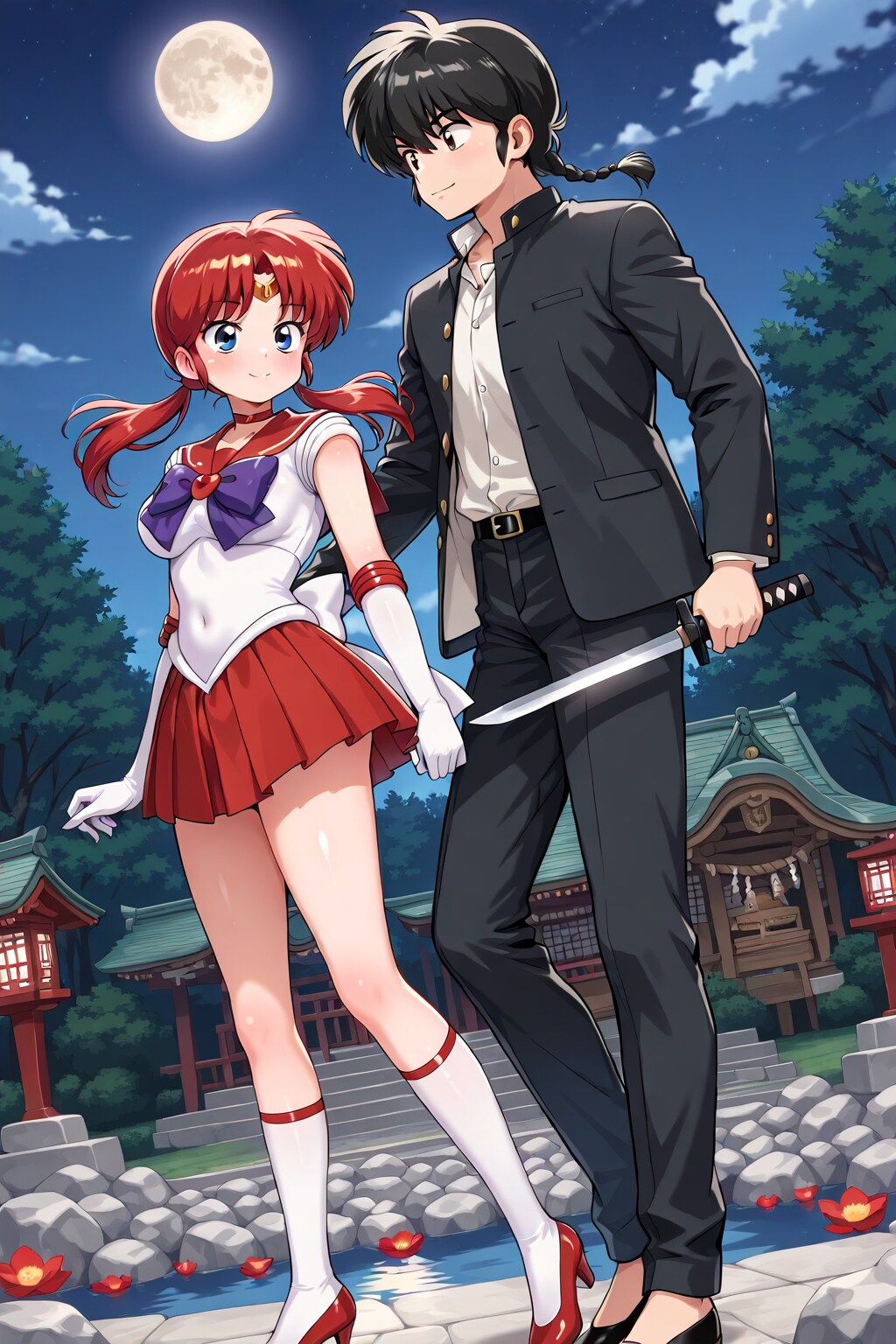 火野乱馬が謎のセーラーマーズを連れて…