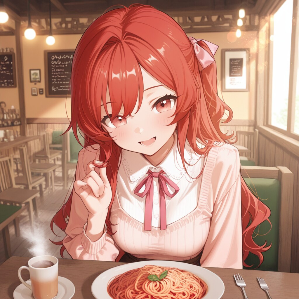 君とパスタと午後のカフェ