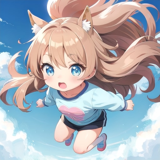 頑張れば空だって飛べるはず！ | の人気AIイラスト・グラビア