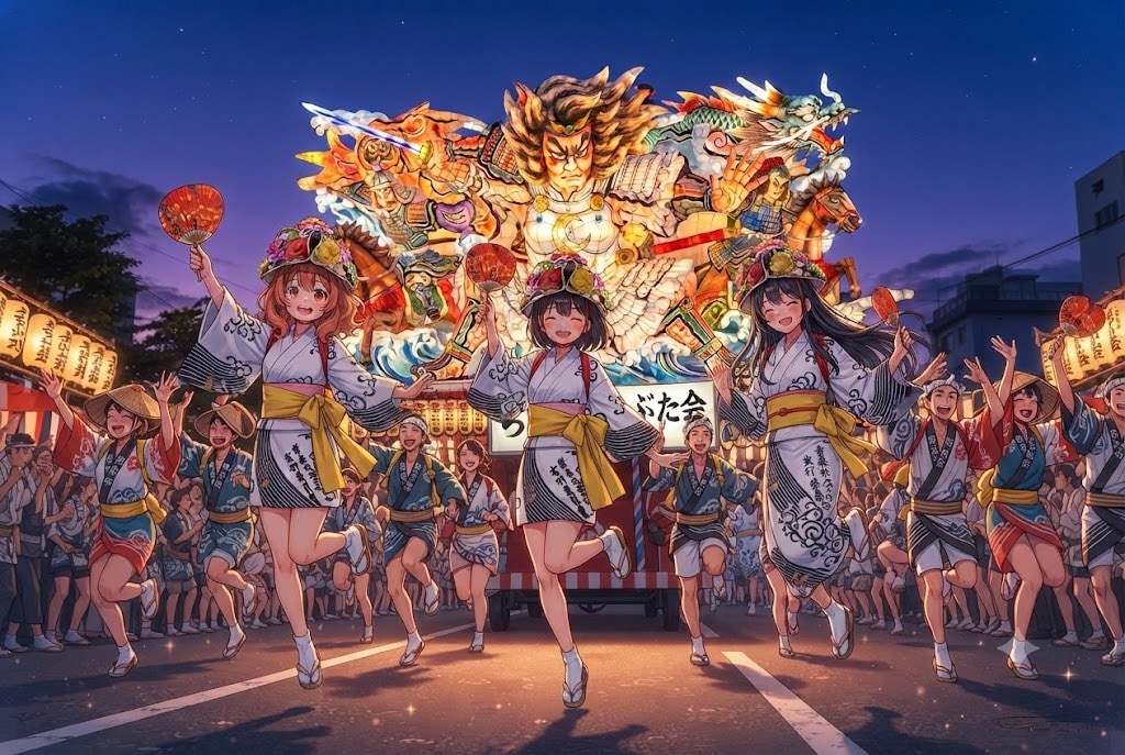 東北の祭り　青森ねぶた祭り【８／２〜８／７】