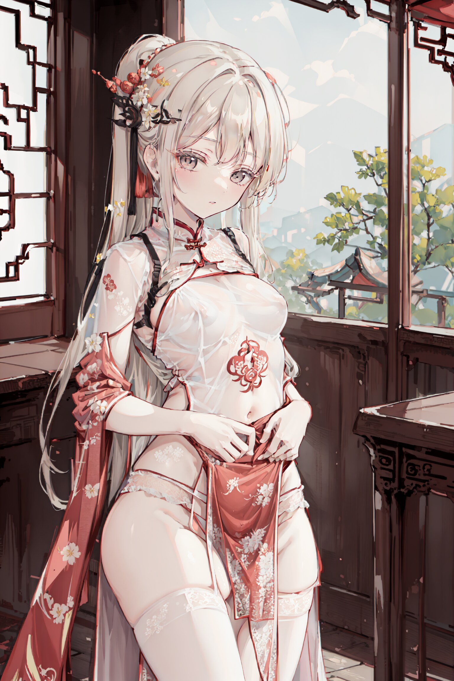 透け