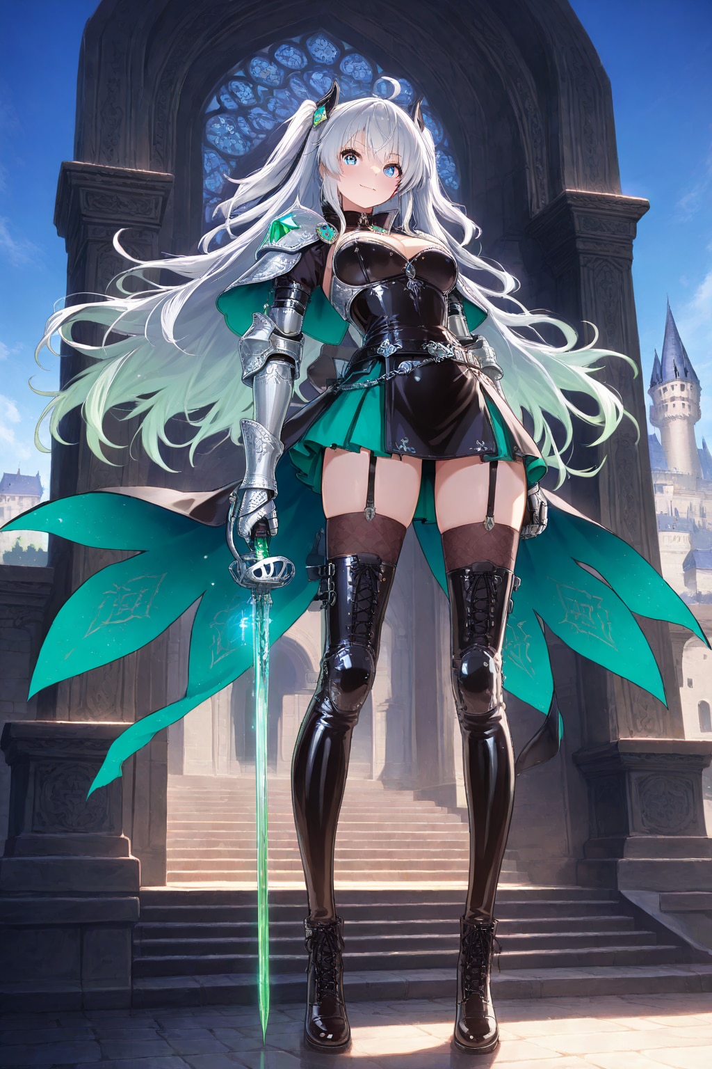 #ENERGY モデル【オリジナルキャラの美少女騎士画像】Ver.03
