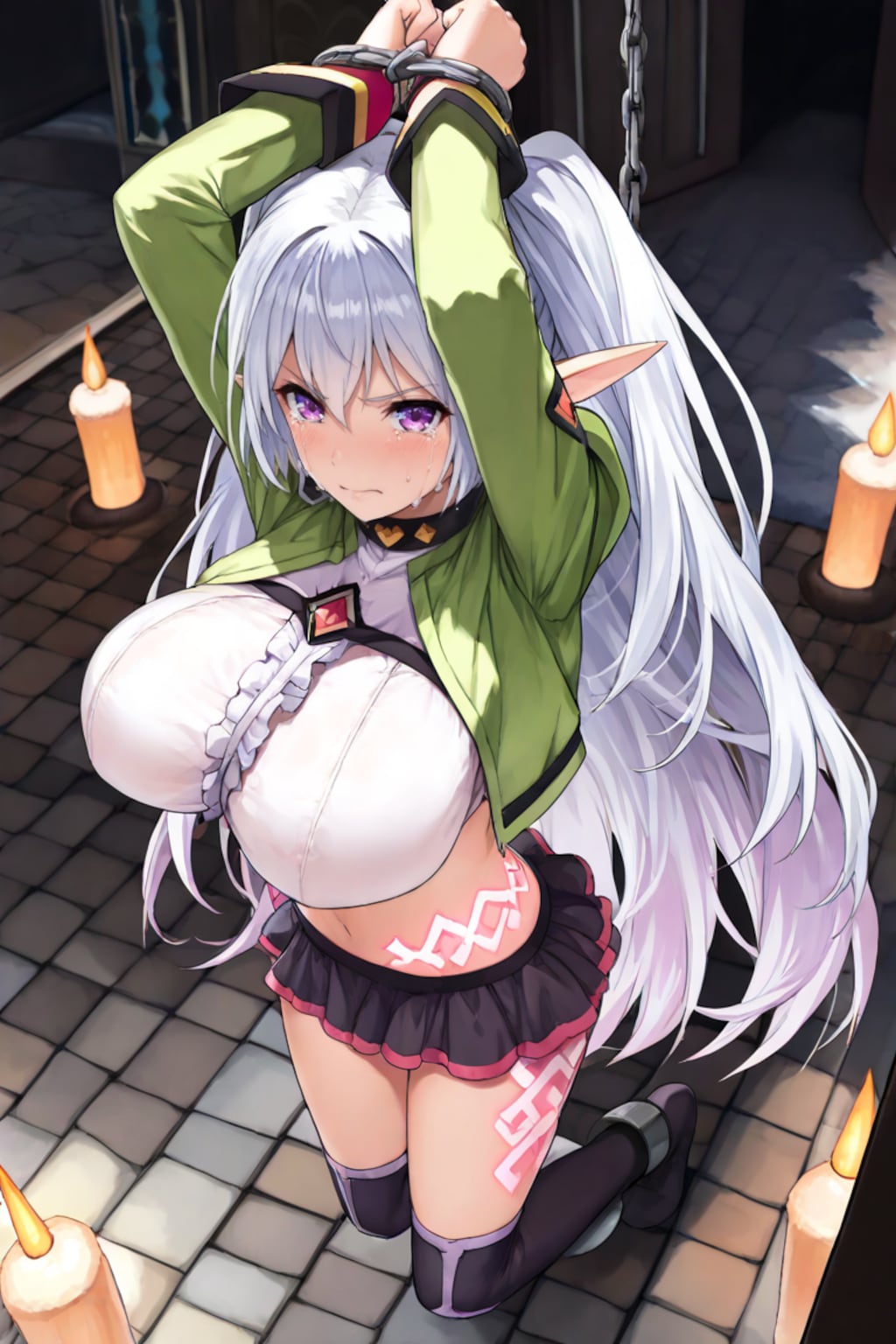 地下迷宮に囚われたミア