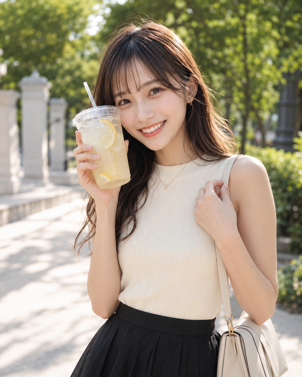 ポートレート練習（ノースリーブニット）