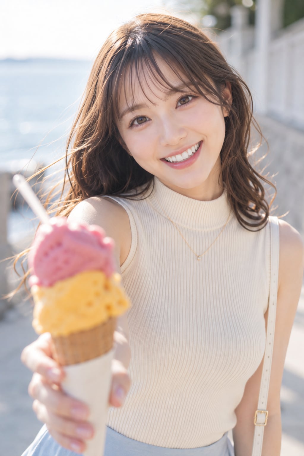ポートレート練習（ノースリーブニット）