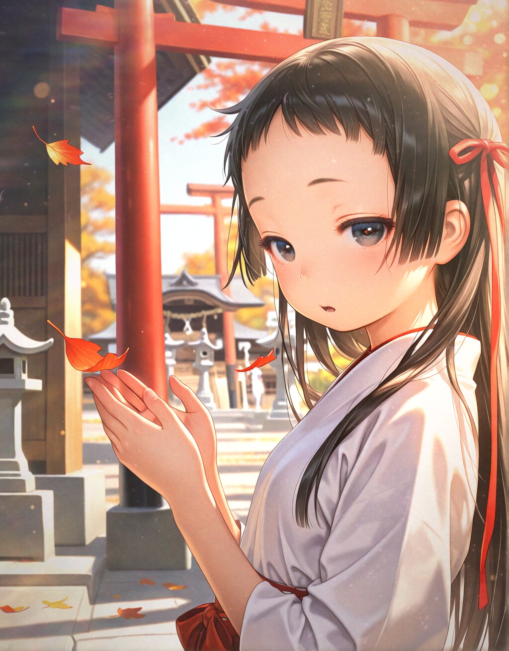 ぱっつんおでこ巫女ちゃん