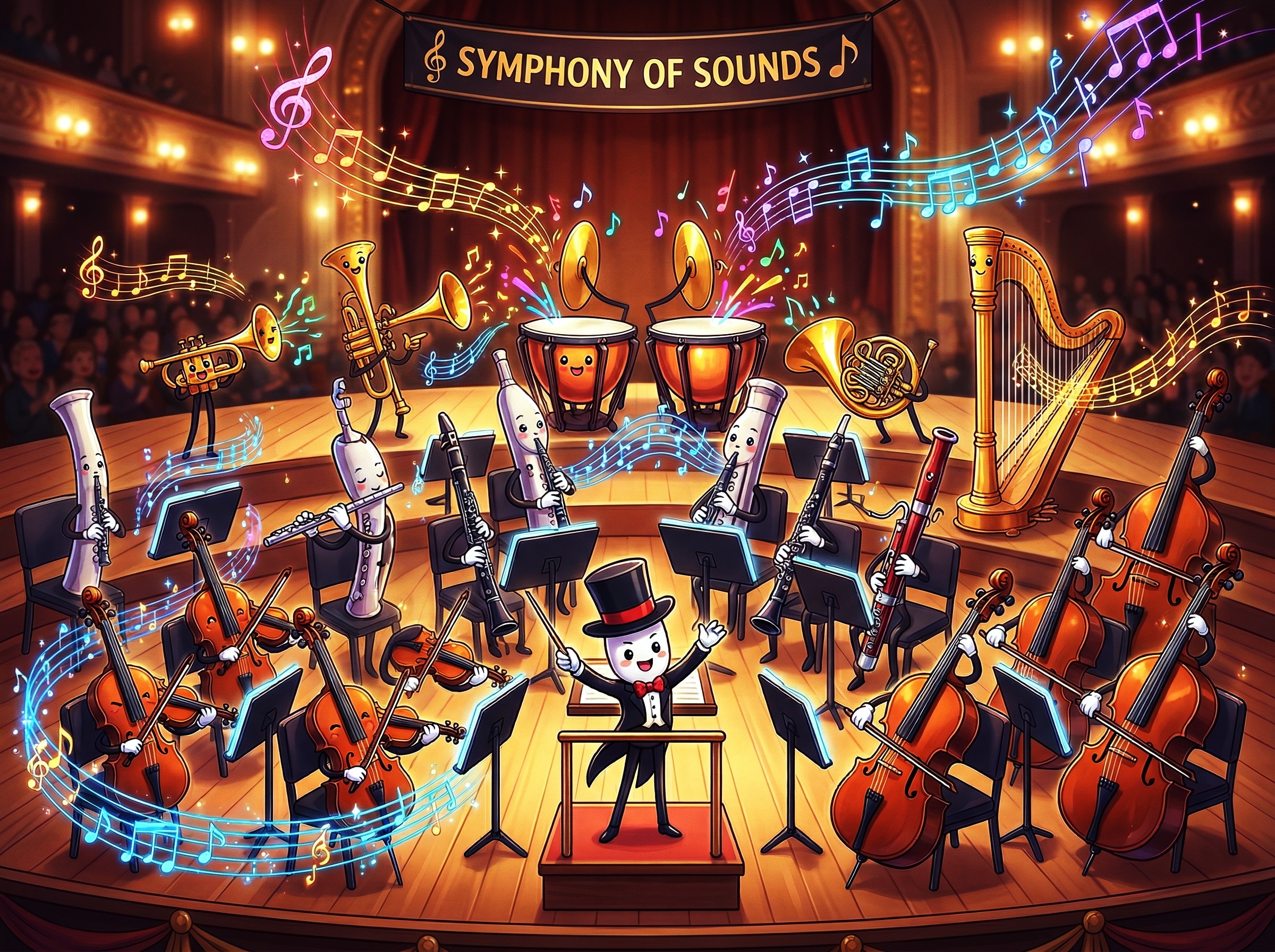 セルフ・オーケストラ | の人気AIイラスト・グラビア