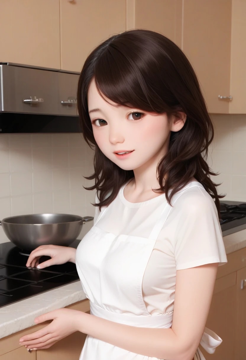 ママが料理教室で･･･R指定無し | の人気AIイラスト・グラビア