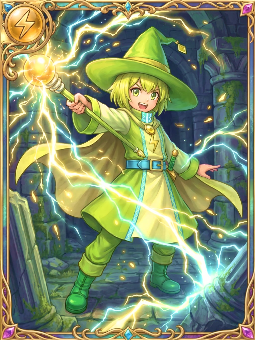 【オリキャラ】雷魔法使い・アキオ