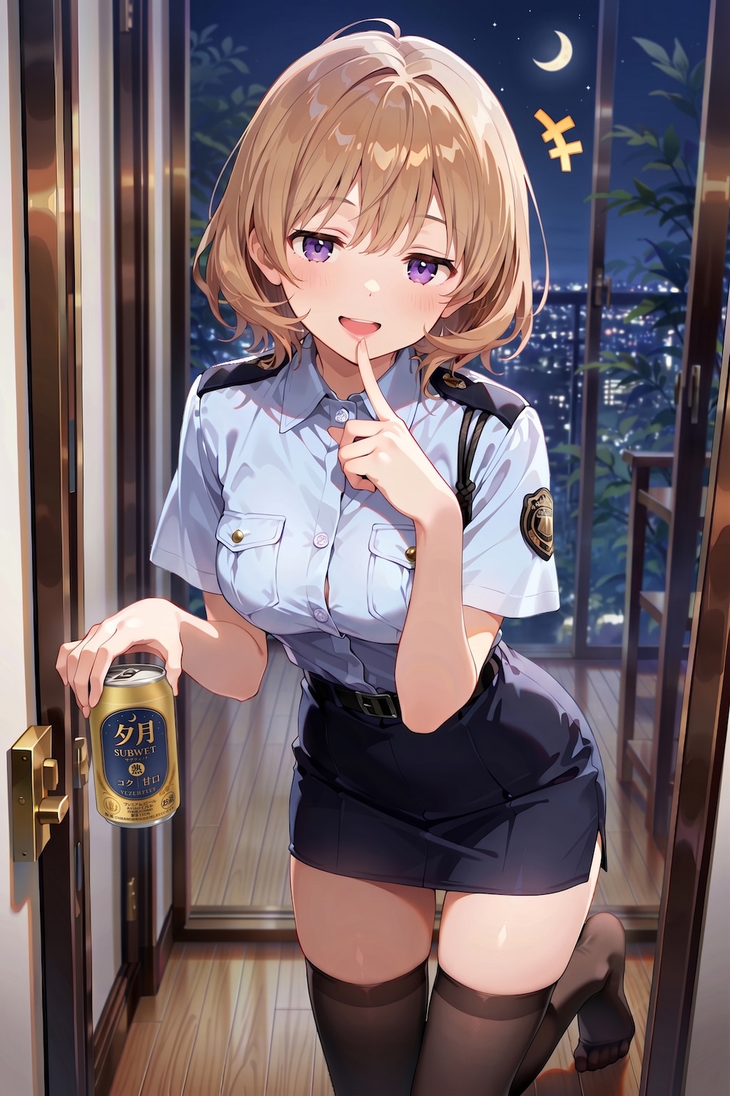 ジト目婦警さんとビール ～乾さつきのドライな日常～ Z715