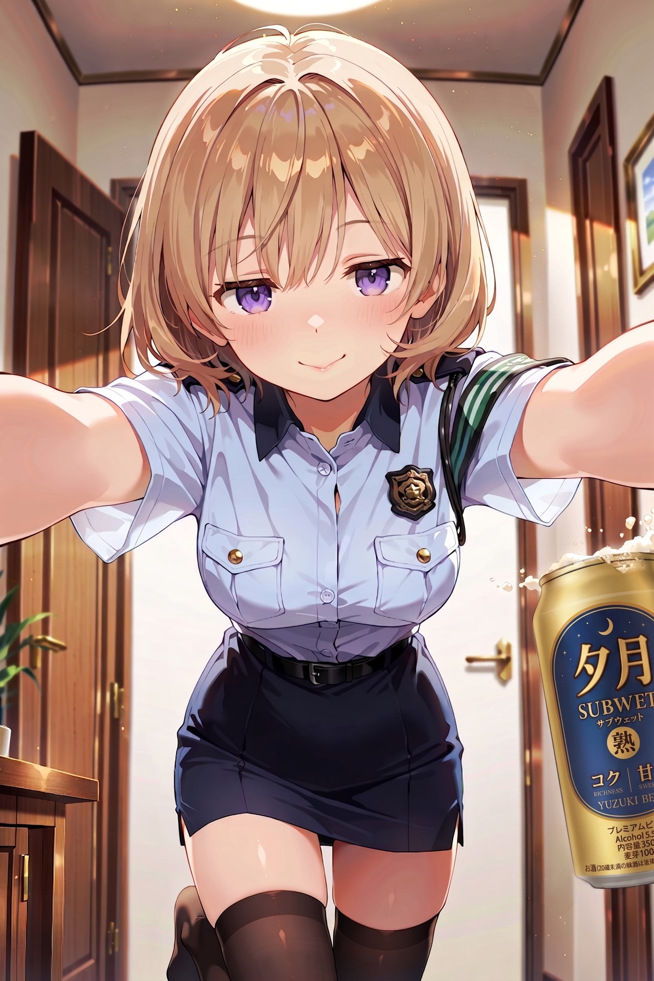 ジト目婦警さんとビール ～乾さつきのドライな日常～ Z715