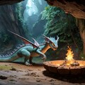 ミニドラゴンが住む洞窟 2枚目