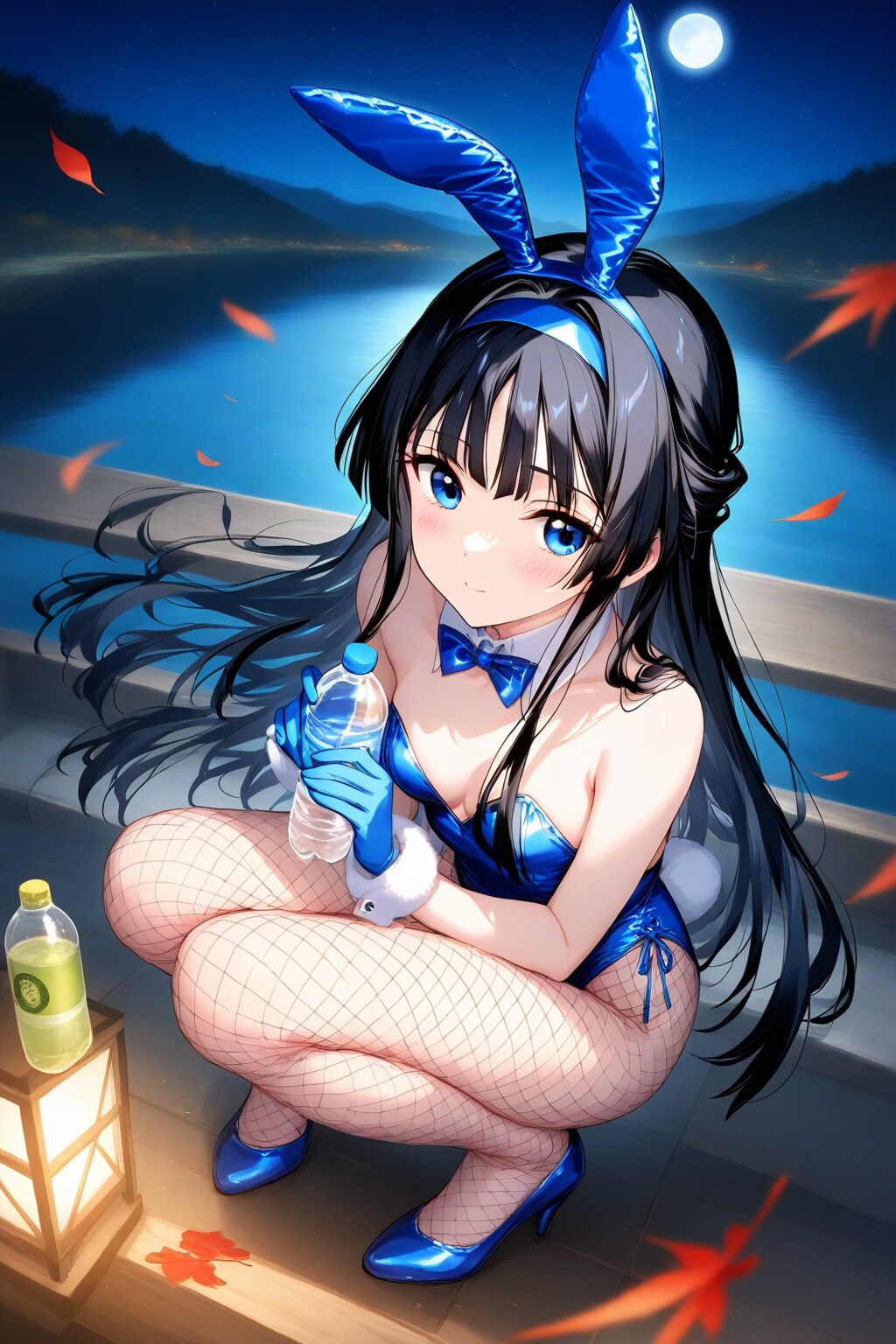 バニーガール衣装のもがみん