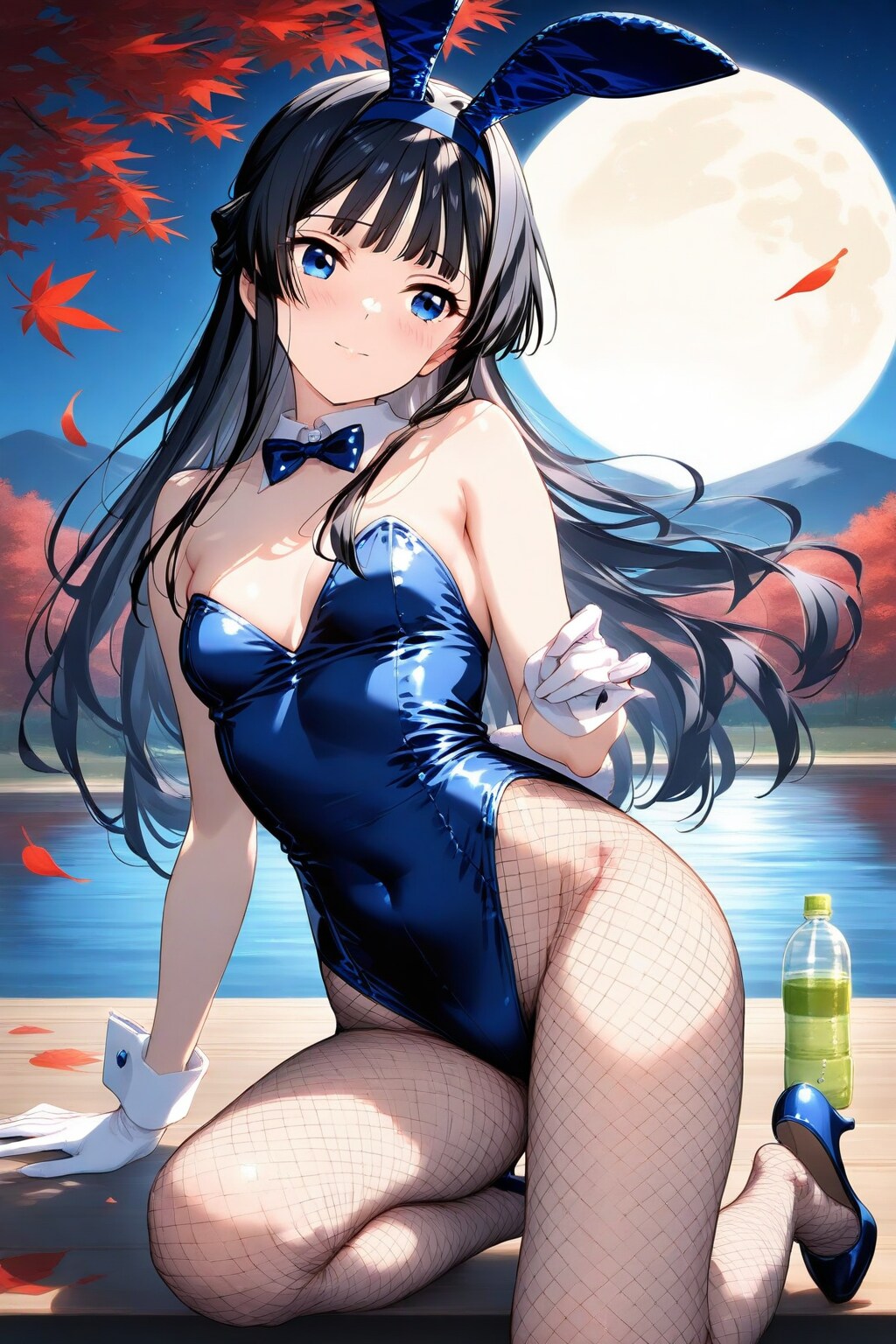 バニーガール衣装のもがみん
