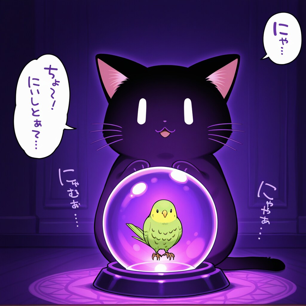 喋るインコと黒猫の占いの館