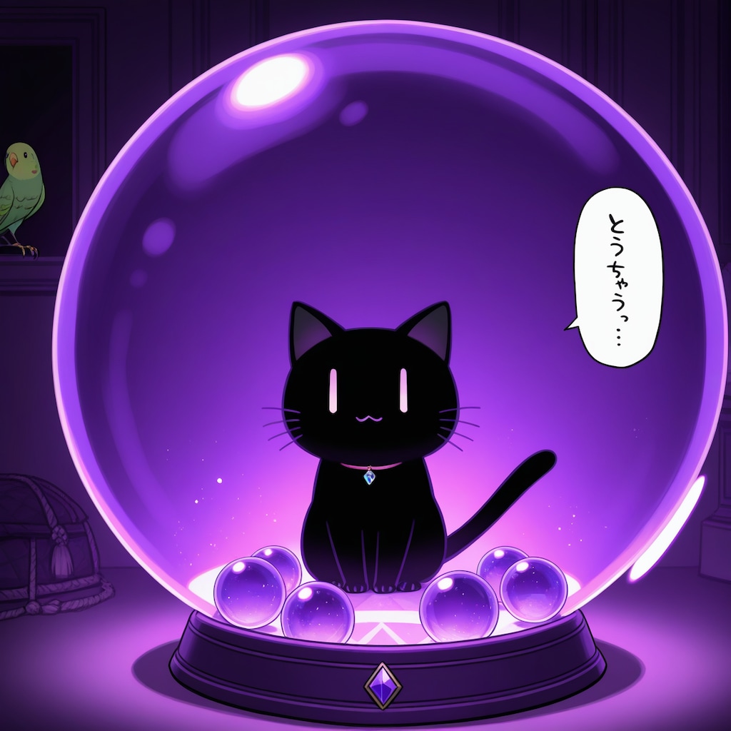 喋るインコと黒猫の占いの館