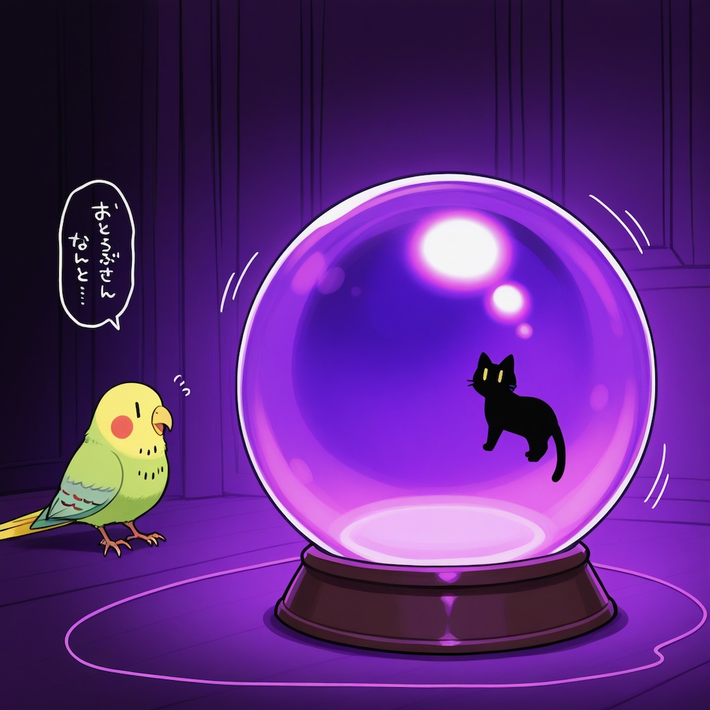 喋るインコと黒猫の占いの館