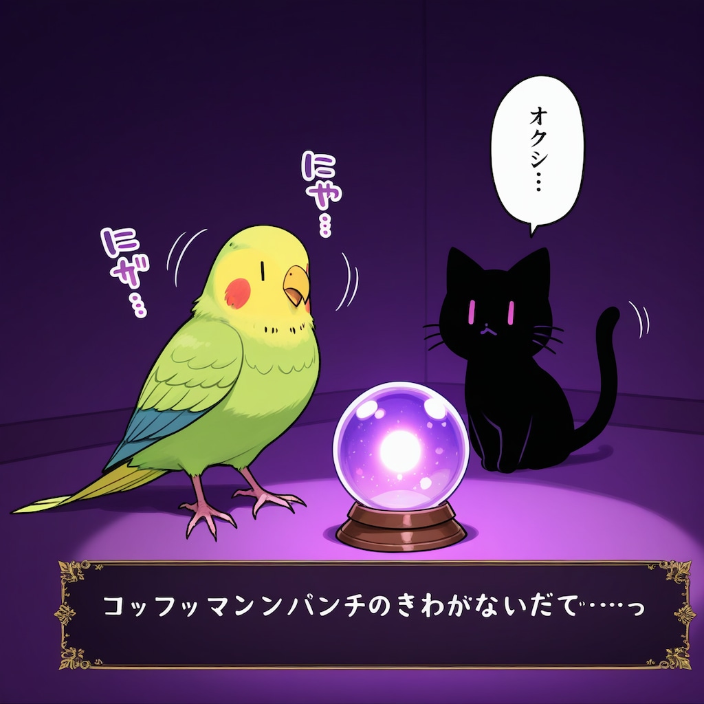 喋るインコと黒猫の占いの館