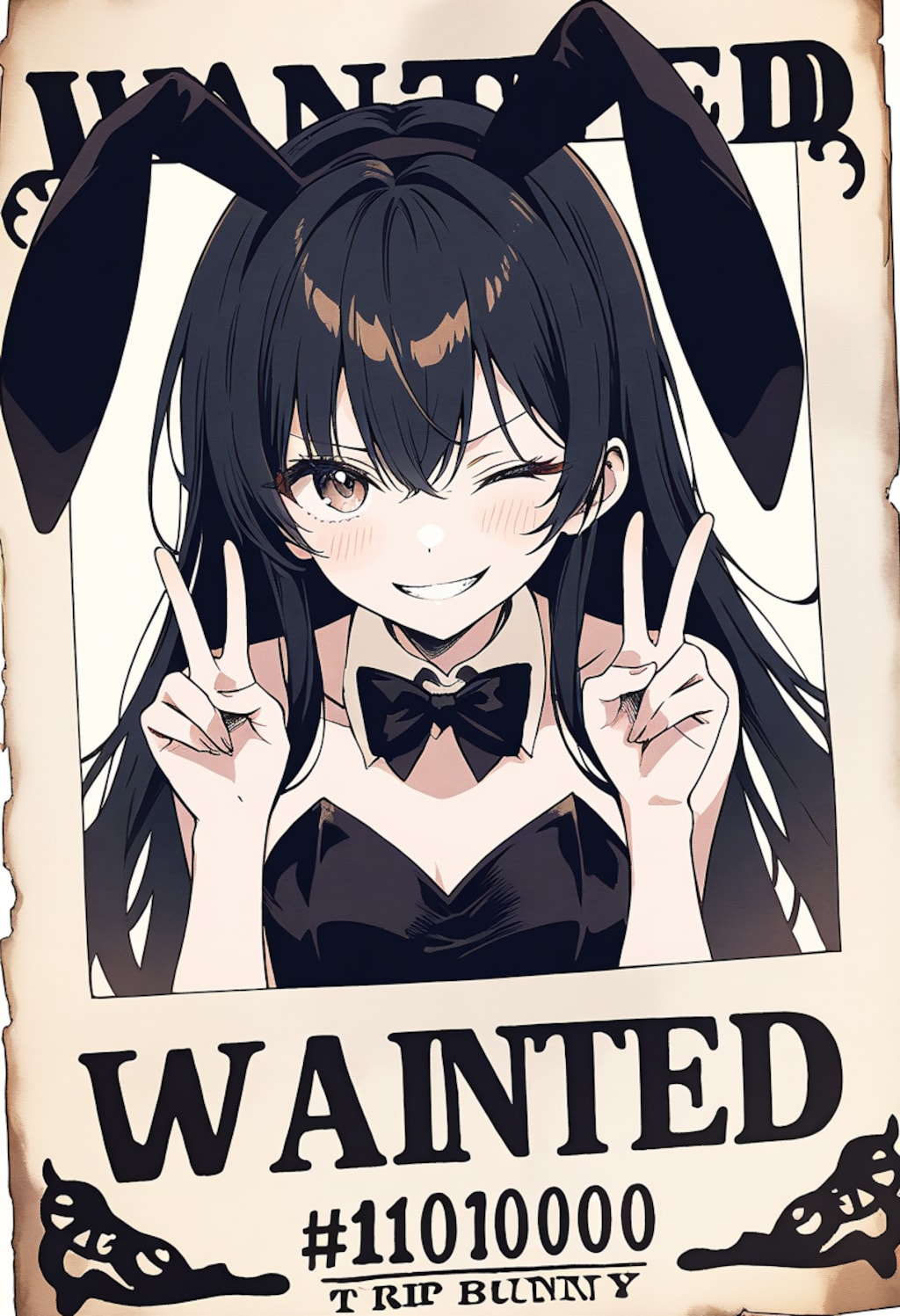 指名手配されたバニーガール