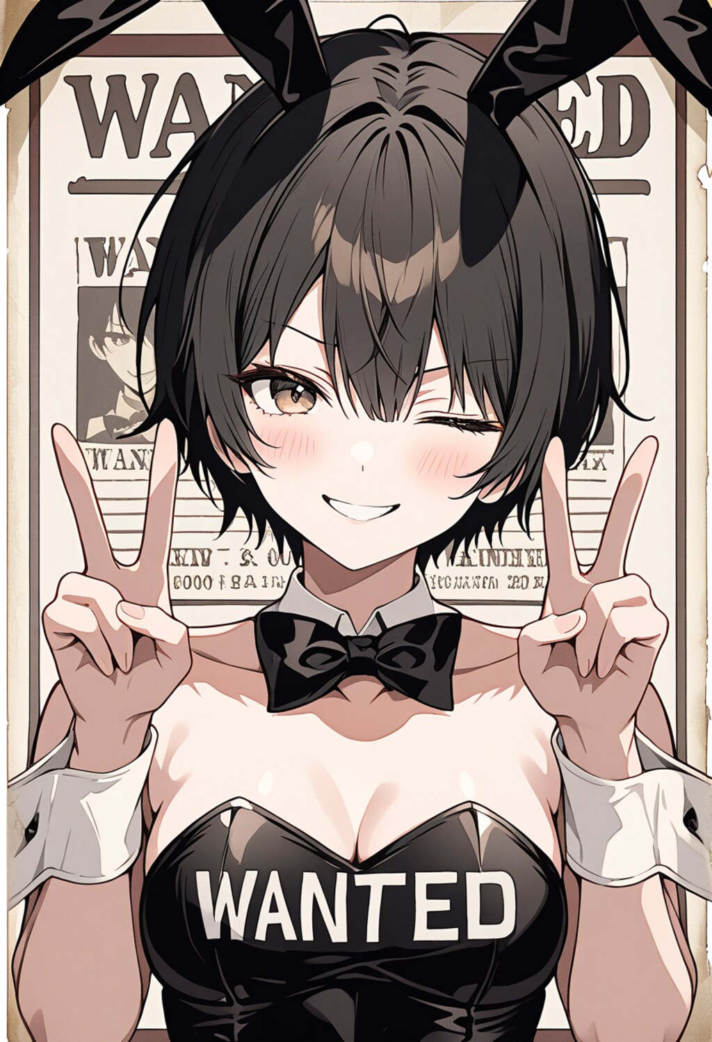 指名手配されたバニーガール