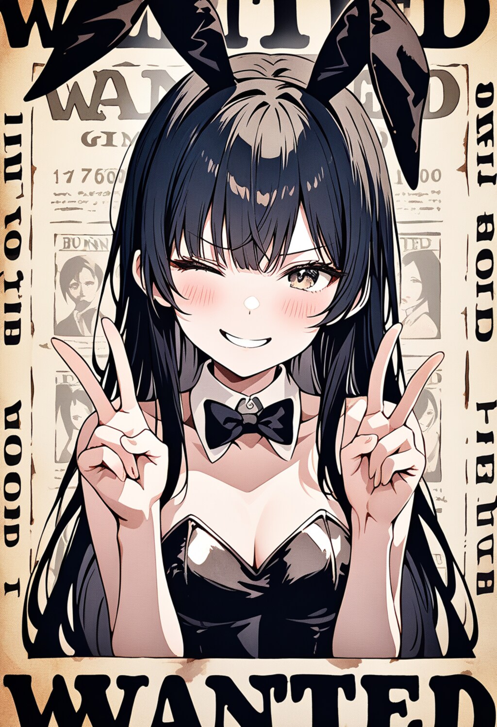 指名手配されたバニーガール