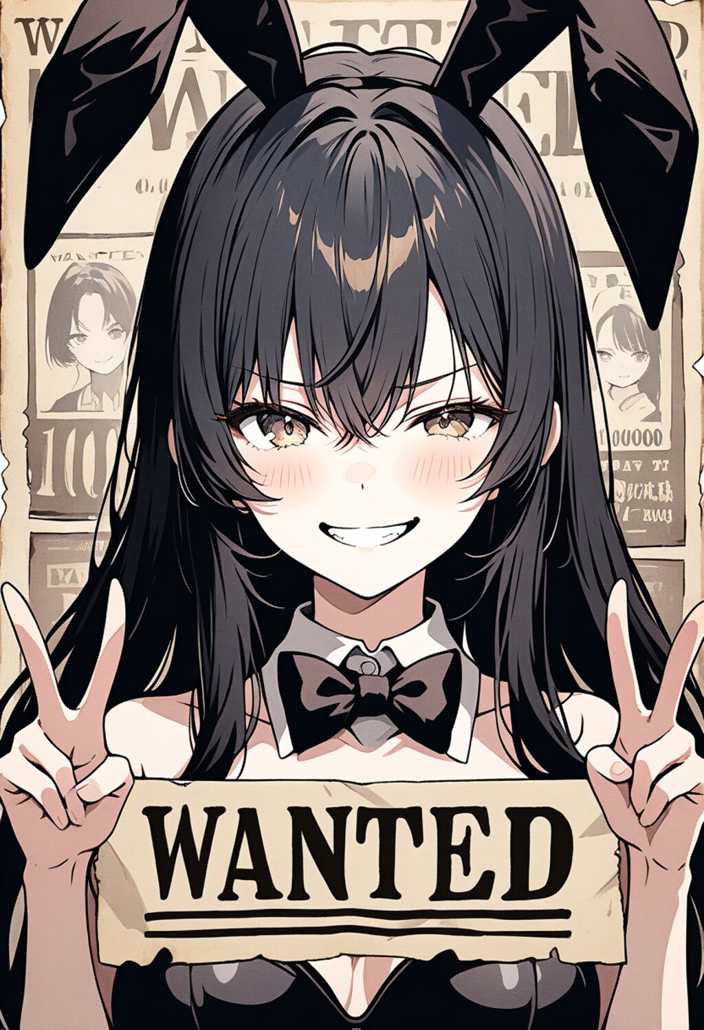 指名手配されたバニーガール