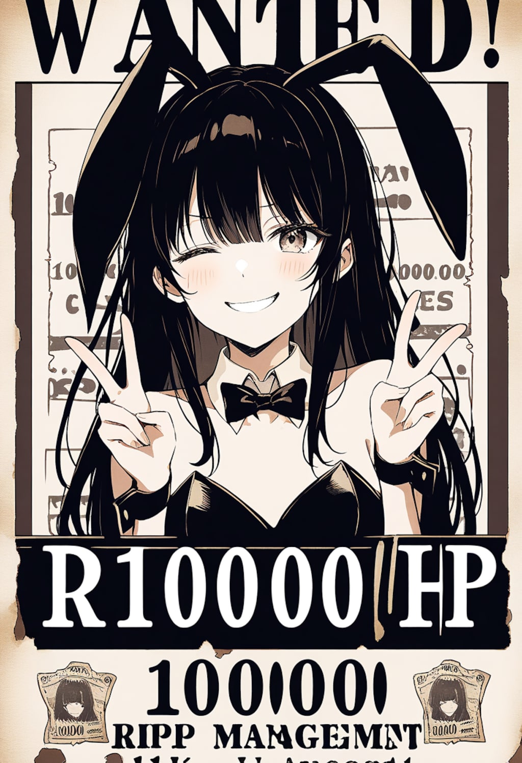 指名手配されたバニーガール