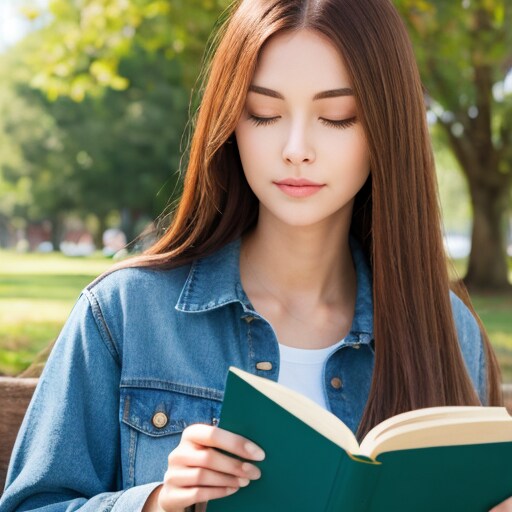 公園で読書
