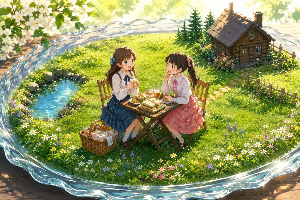 お皿の上の世界