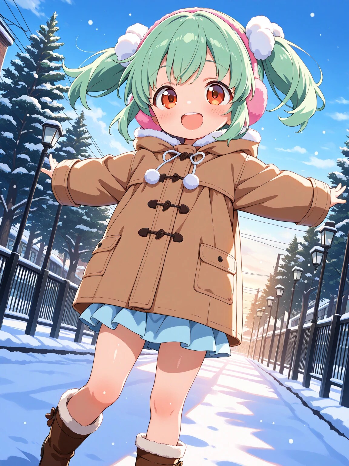 冬コーデのりおちゃん