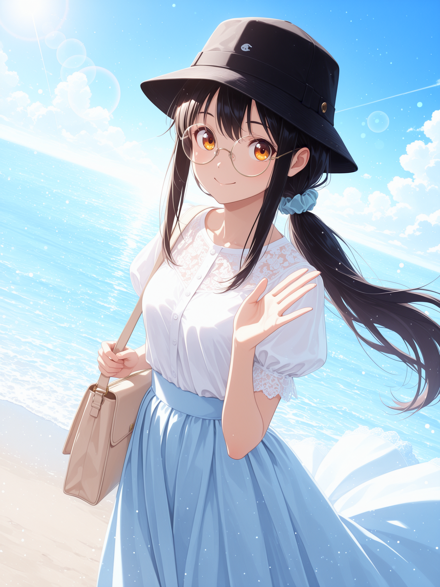 半袖コーデふうちゃん👓