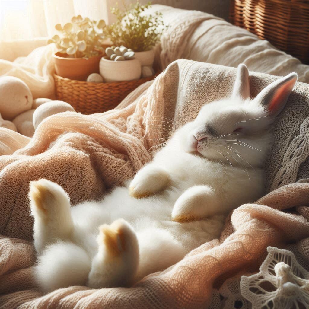 お腹を出して寝る。