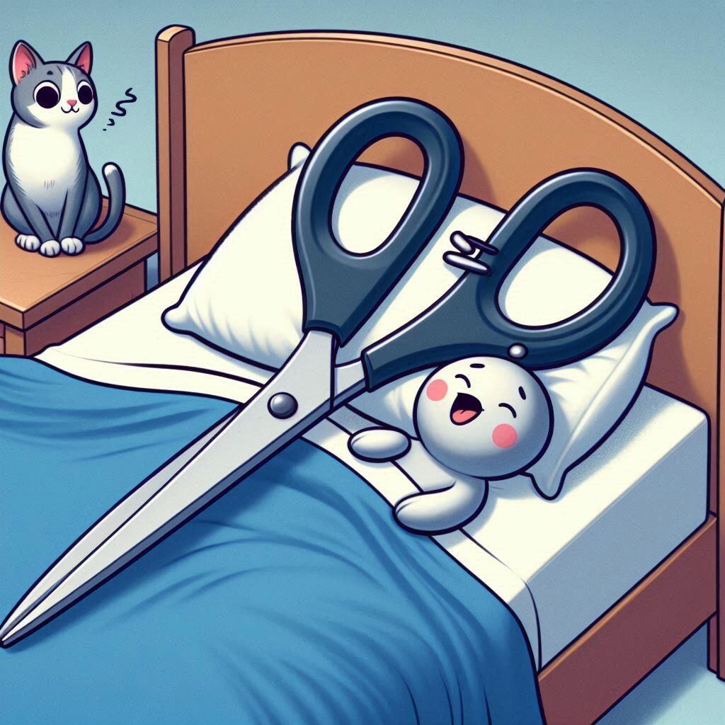 お腹を出して寝る。