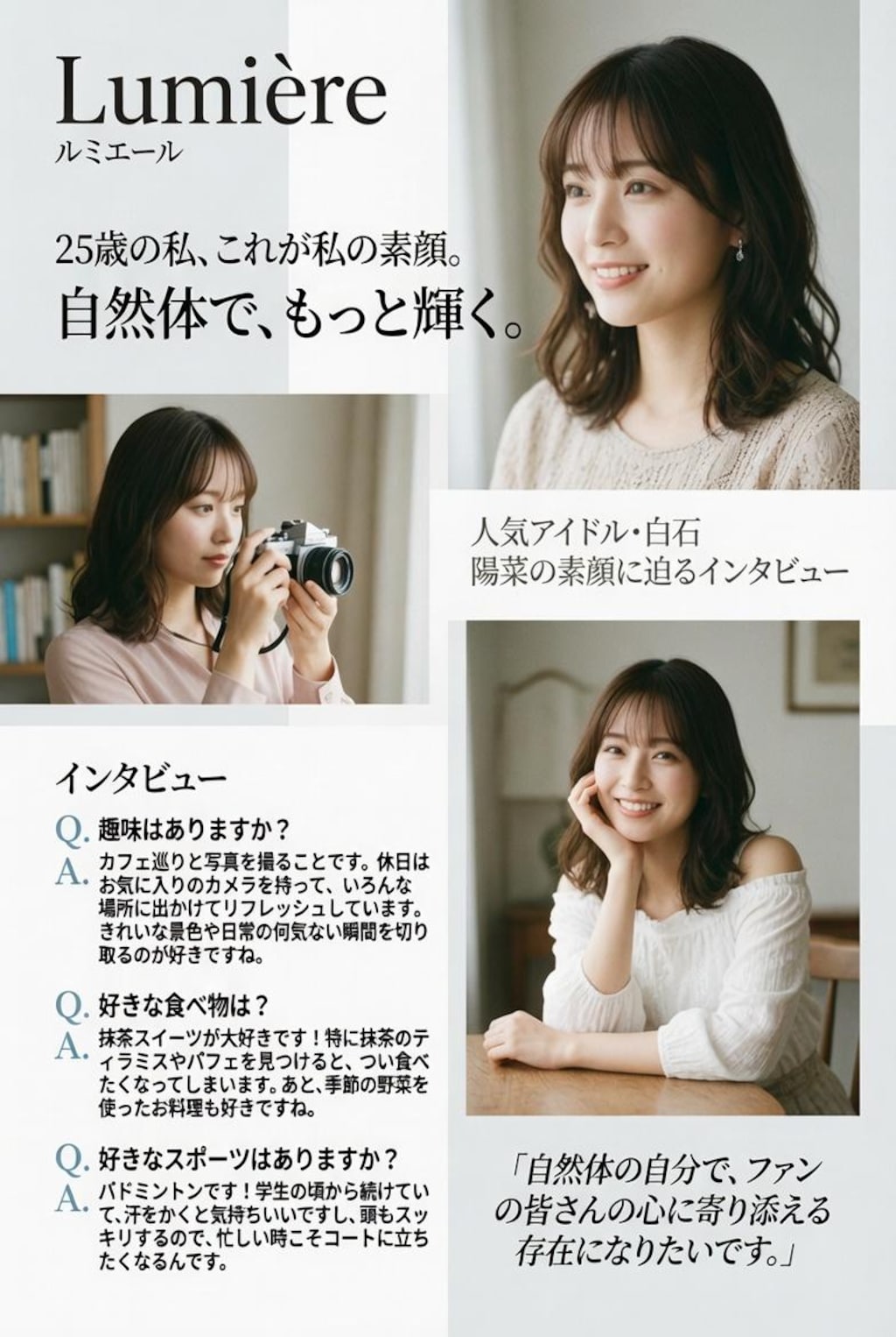 アイドルインタビュー