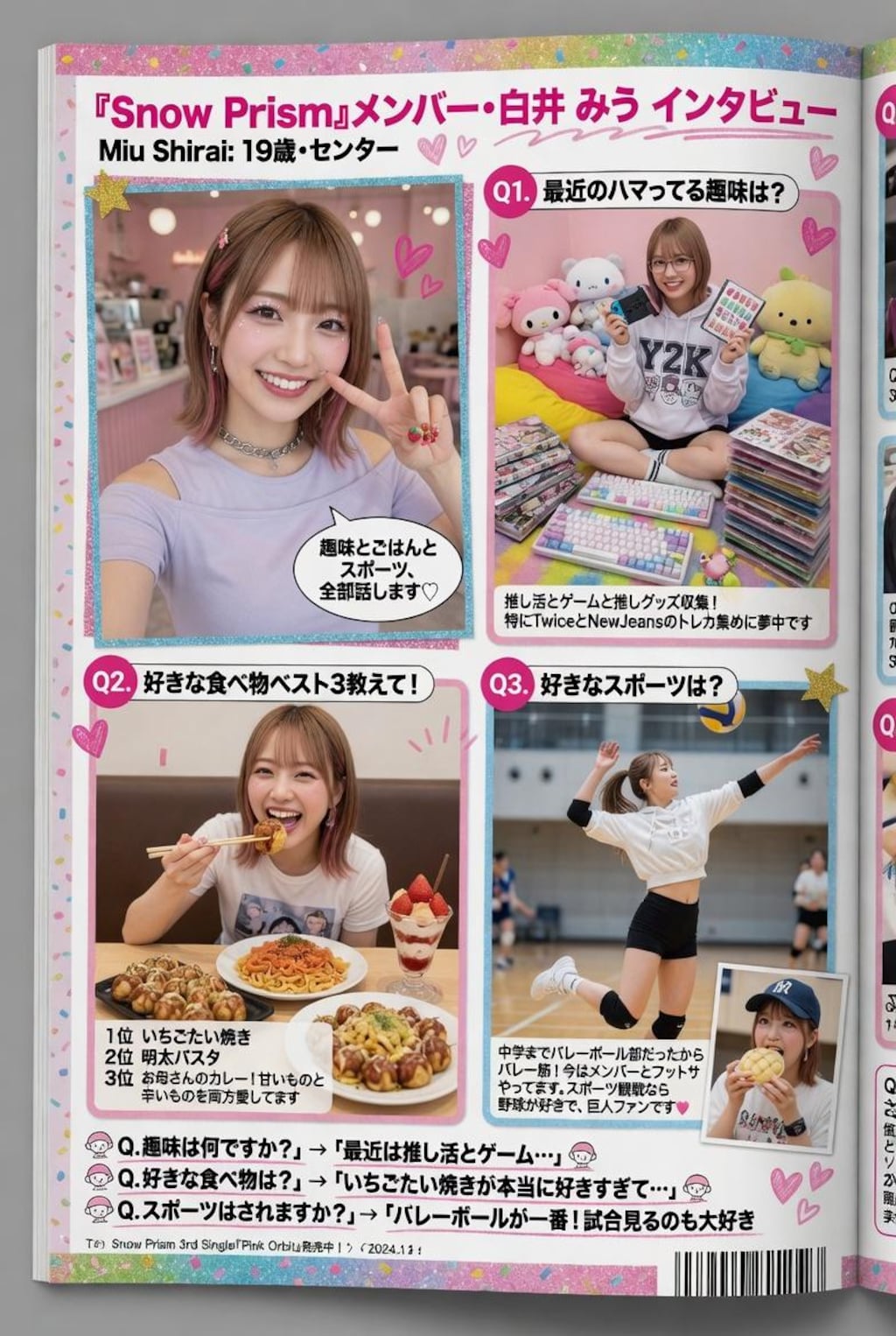 アイドルインタビュー