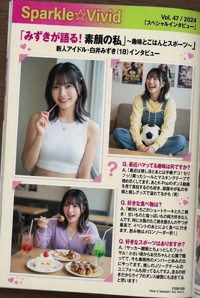 アイドルインタビュー