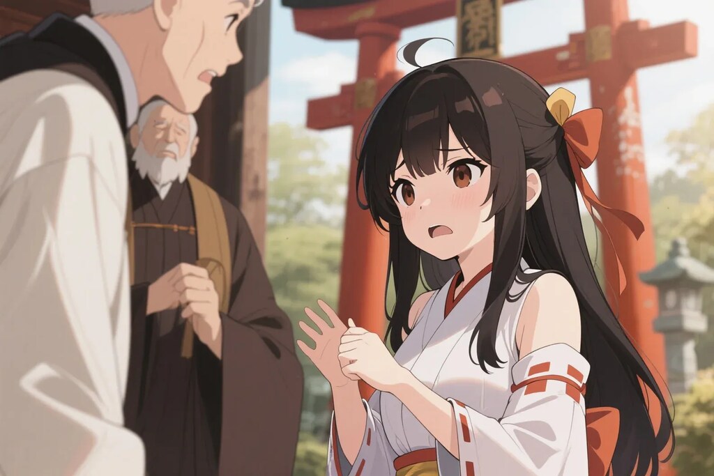 好き放題やり過ぎてお寺のお坊さんに怒られるさくらちゃん
