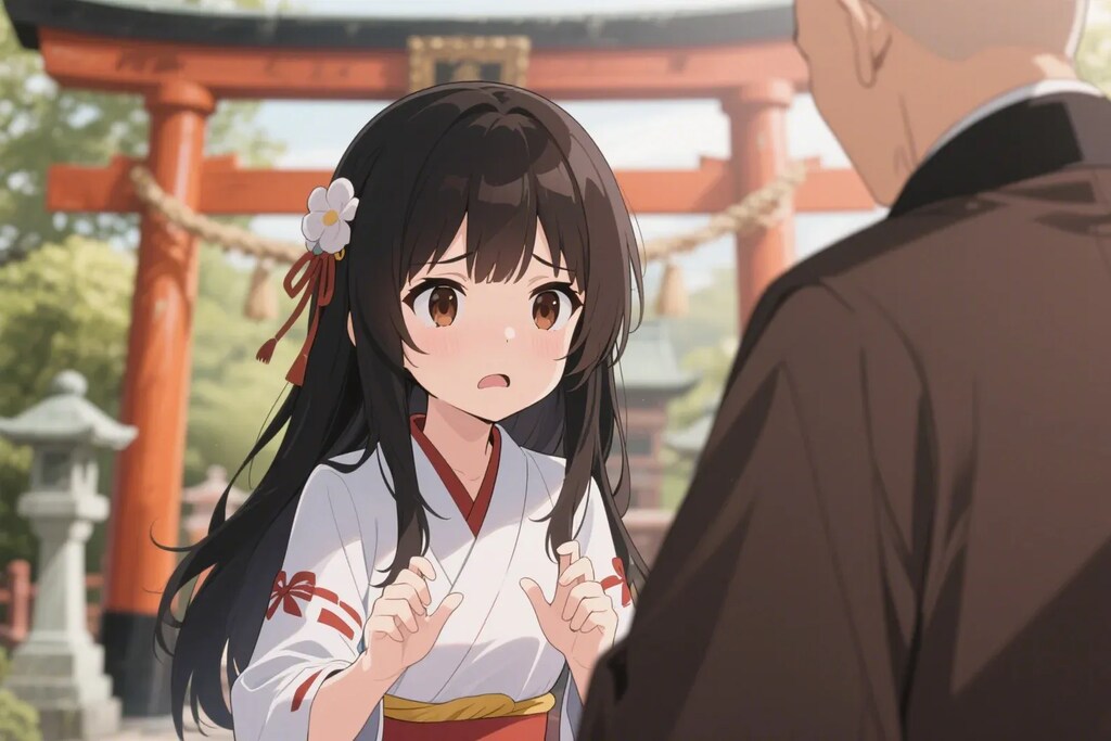 好き放題やり過ぎてお寺のお坊さんに怒られるさくらちゃん