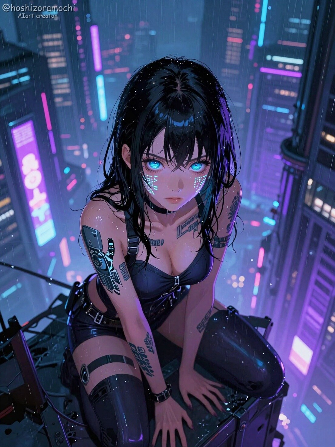 ネオンの雨に溶ける影 - Neon Rebellion in the Rain