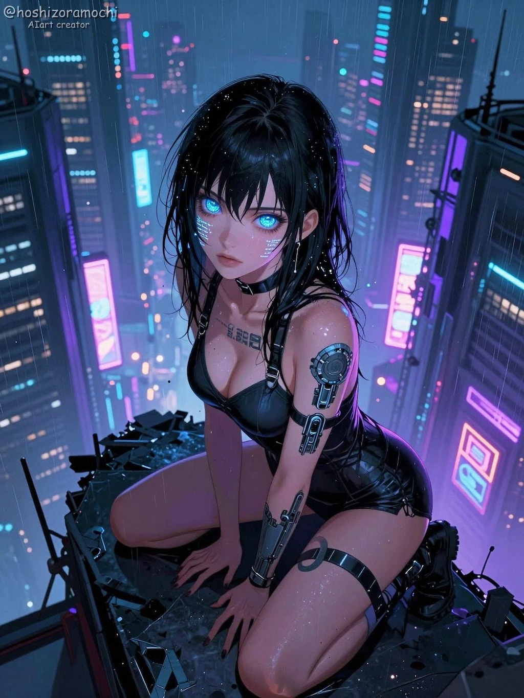 ネオンの雨に溶ける影 - Neon Rebellion in the Rain