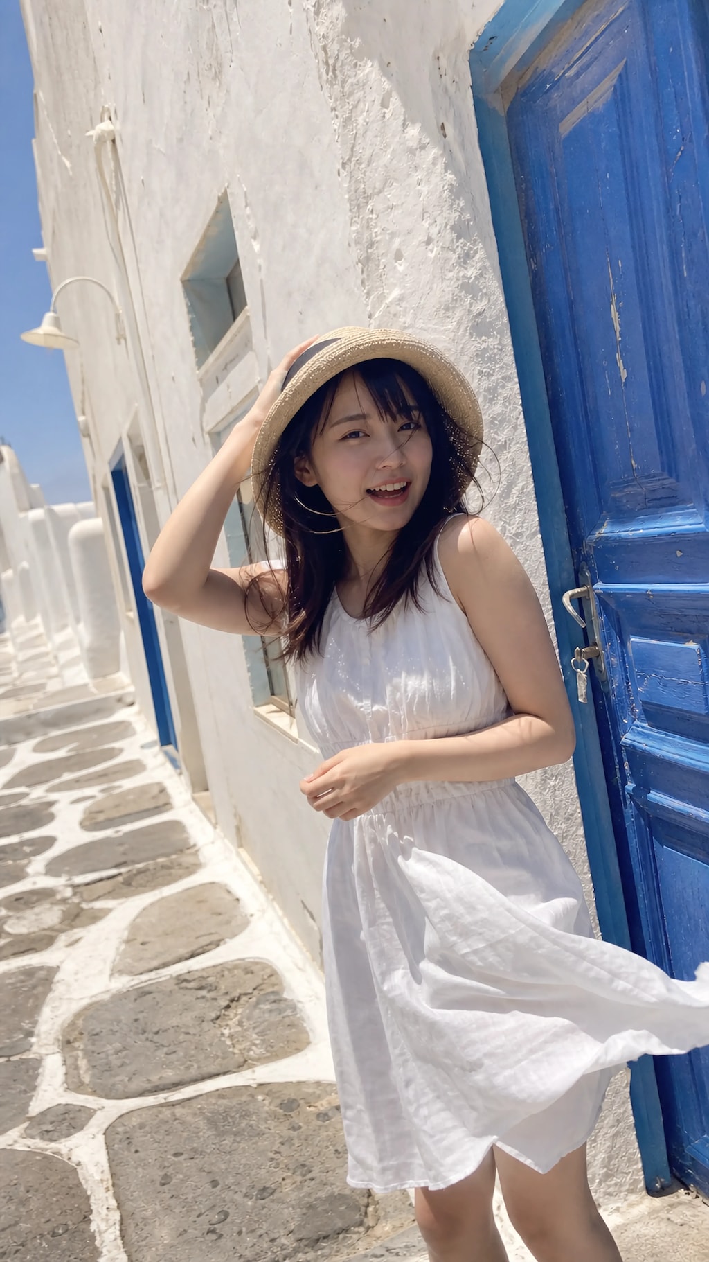 Blue Domes and Summer Dresses