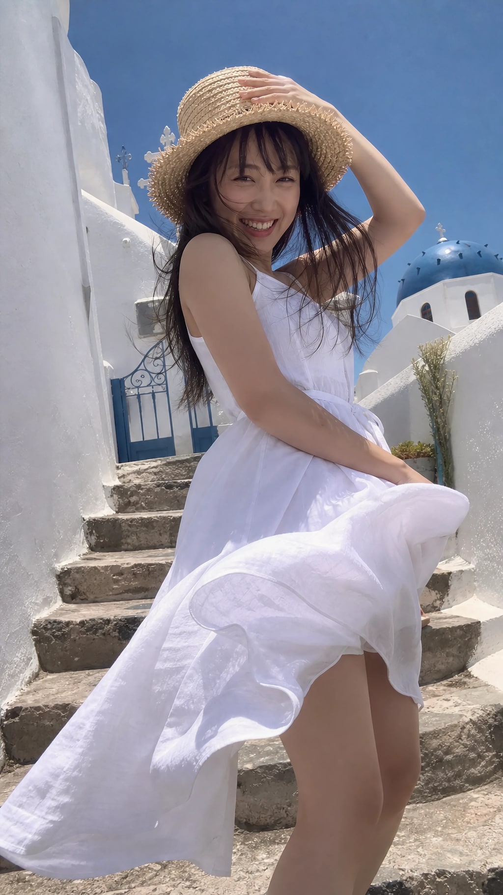 Blue Domes and Summer Dresses