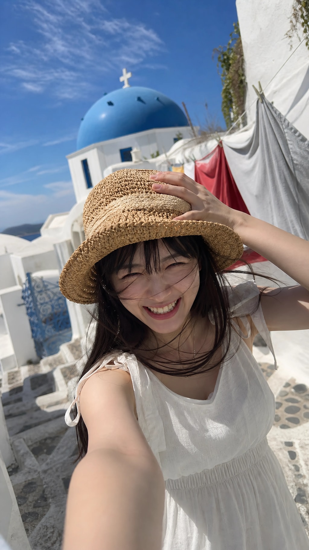 Blue Domes and Summer Dresses
