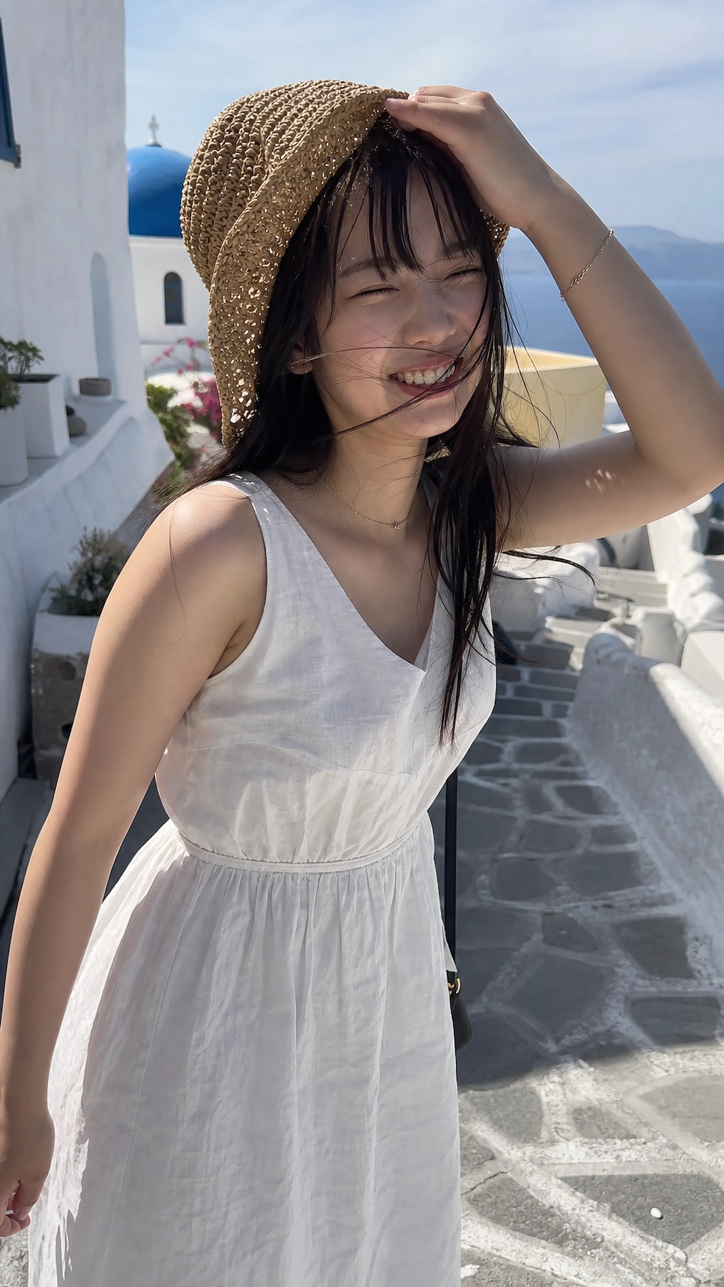 Blue Domes and Summer Dresses