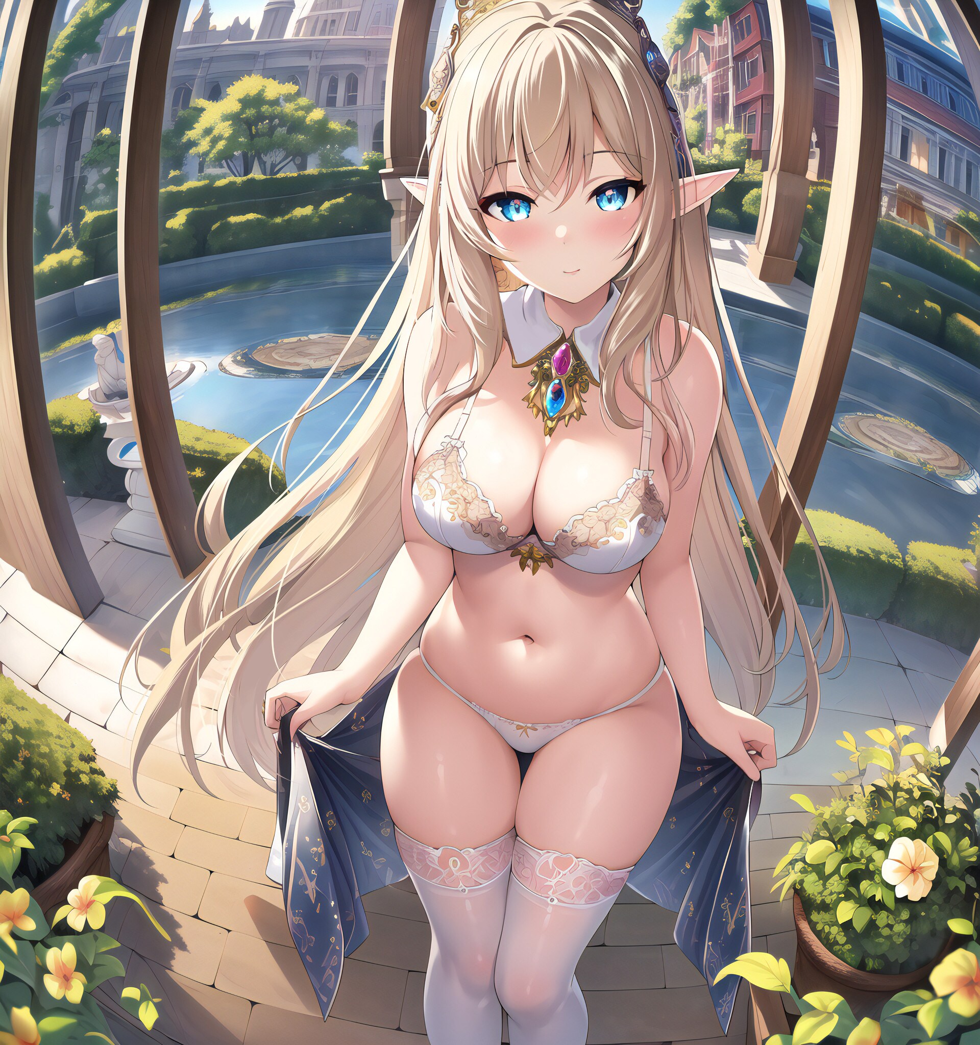 下着エルフ