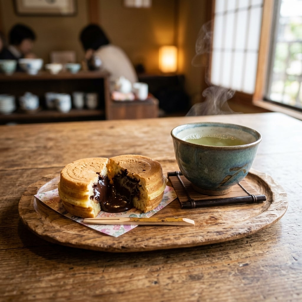 チョコレート味の大判焼き