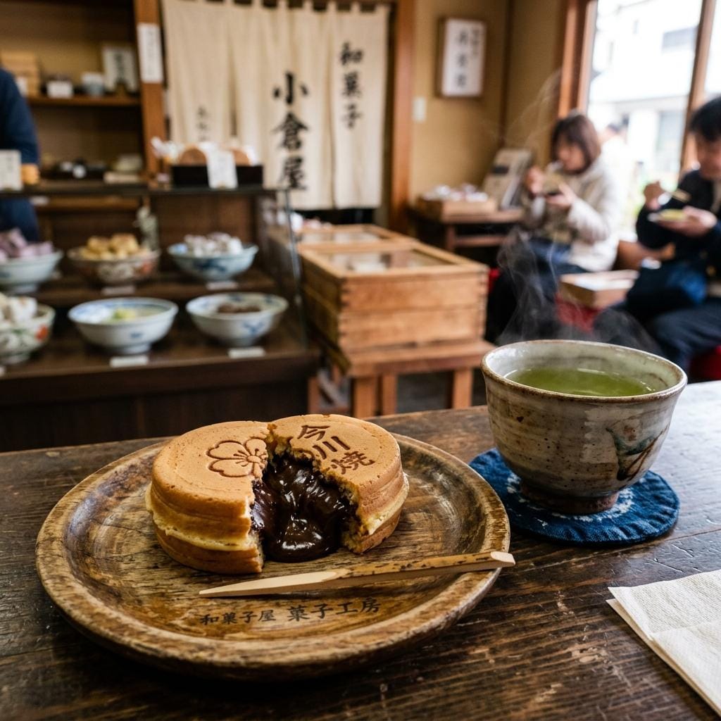 チョコレート味の大判焼き